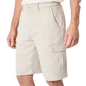 NWT🌺St.John’s Bay•Men’s Performance Stretch Cargo Khaki Shorts